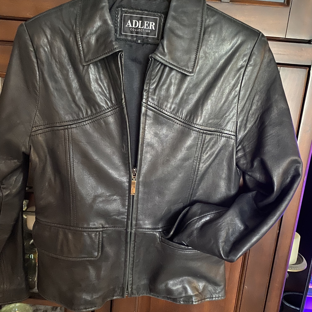 Adler Women's Black Leather Jacket